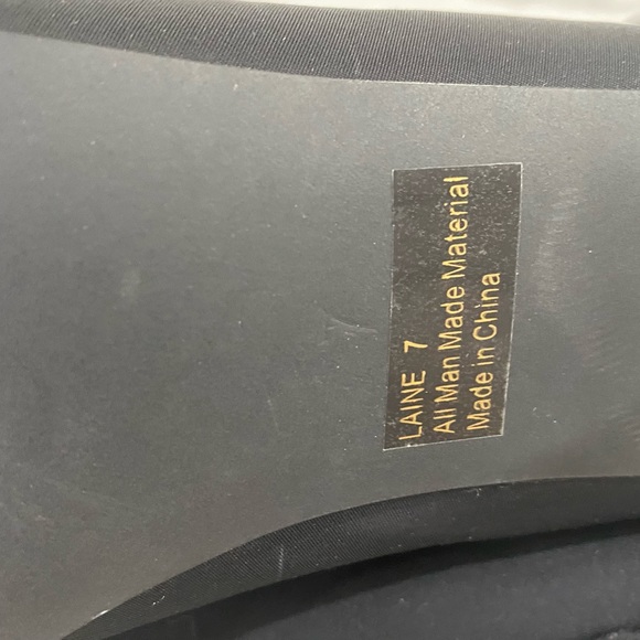 Lemon Drop Boots woman black ankle boots size 7 - Picture 5 of 5